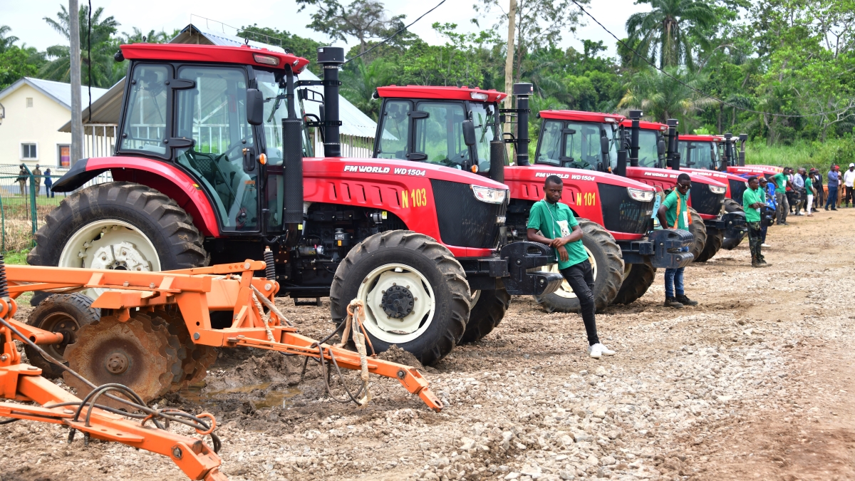 A Kimbenza-Ndiba, Denis Sassou N’Guesso rassure les agriculteurs : « votre travail ira de l’avant »