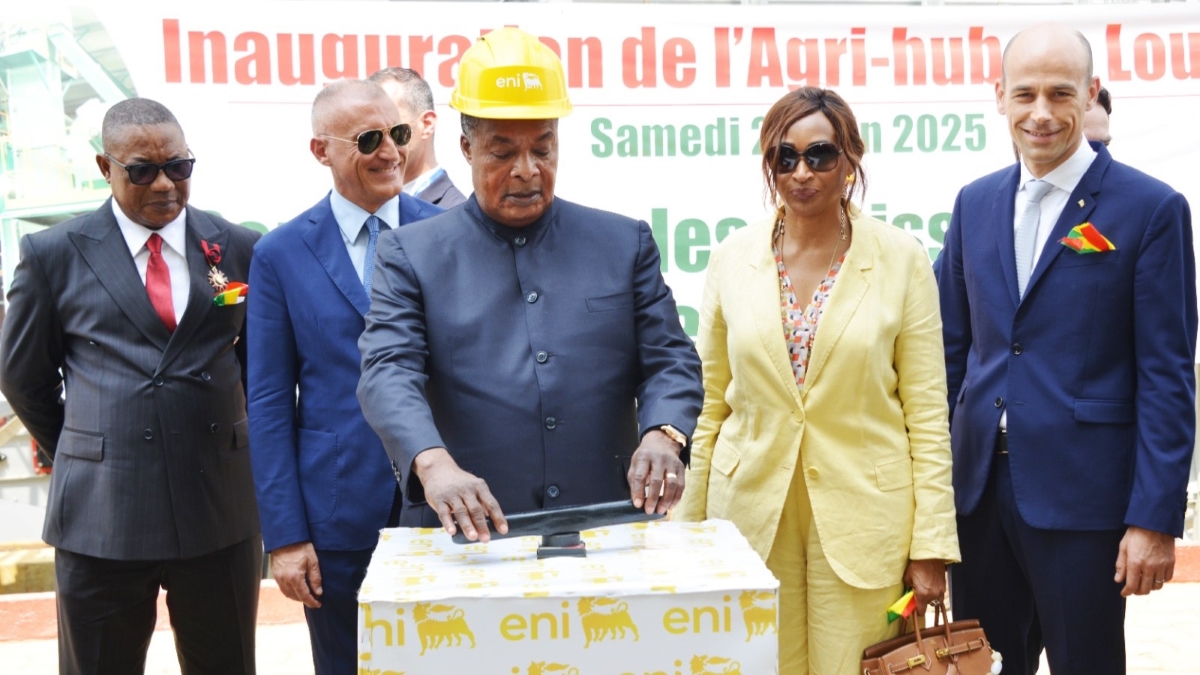Industrie : Denis Sassou N’Guesso a mis en service l’usine de production de biocarburants Agri-Hub Arturo Bellezza de Loudima.