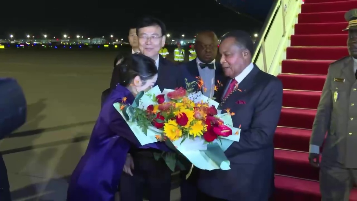 Congo-Chine : Denis Sassou Nguesso présent à la célébration du 80ème anniversaire de la victoire de la Chine sur le Japon.
