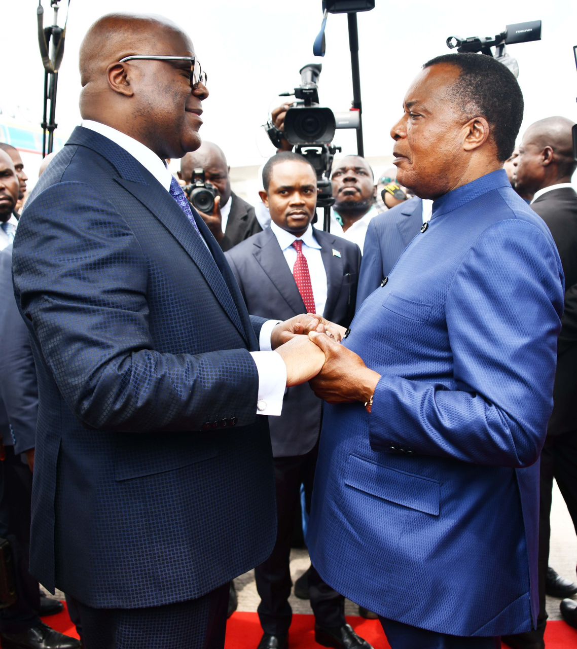 Congo-RDC : Félix Antoine Tshisekedi manifeste son soutien à Denis Sassou-N’Guesso.