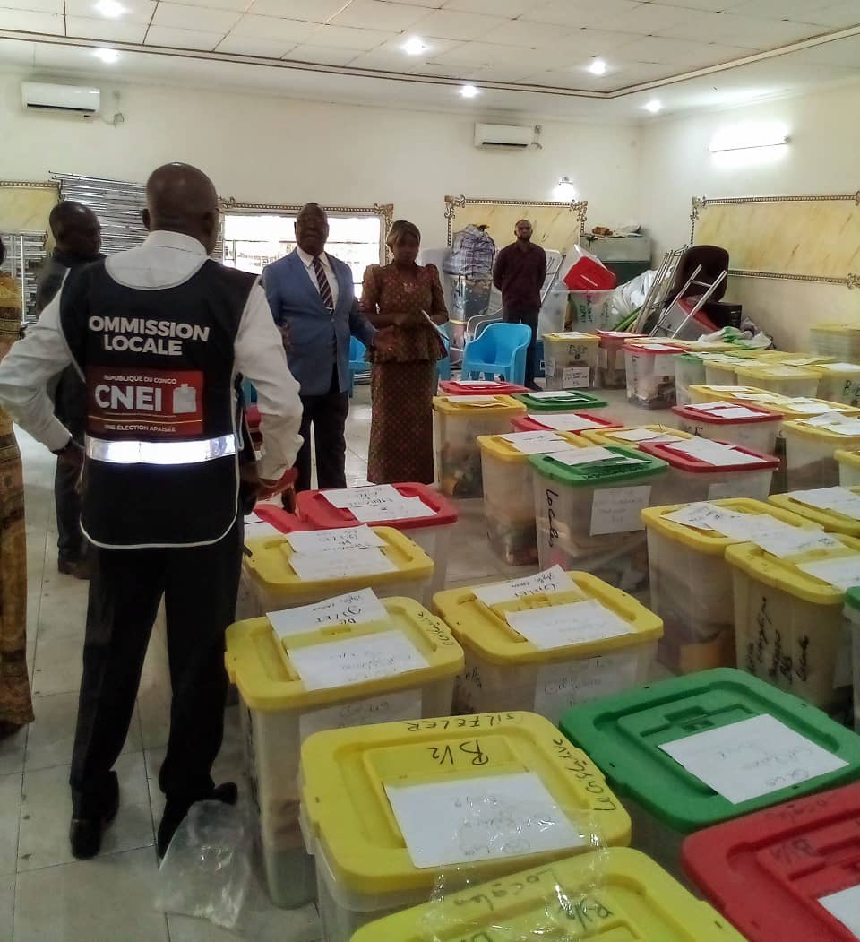 Élection présidentielle : samedi 14 mars, jour retenu pour le déploiement du matériel électoral dans tout le département de Brazzaville.