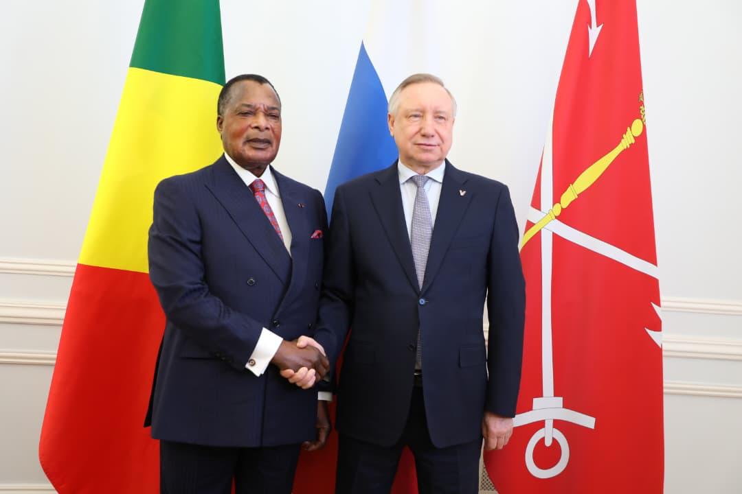 Congo-Russie : Denis Sassou-N’Guesso et Alexandre Beglov explorent les grands axes de la coopération bilatérale.