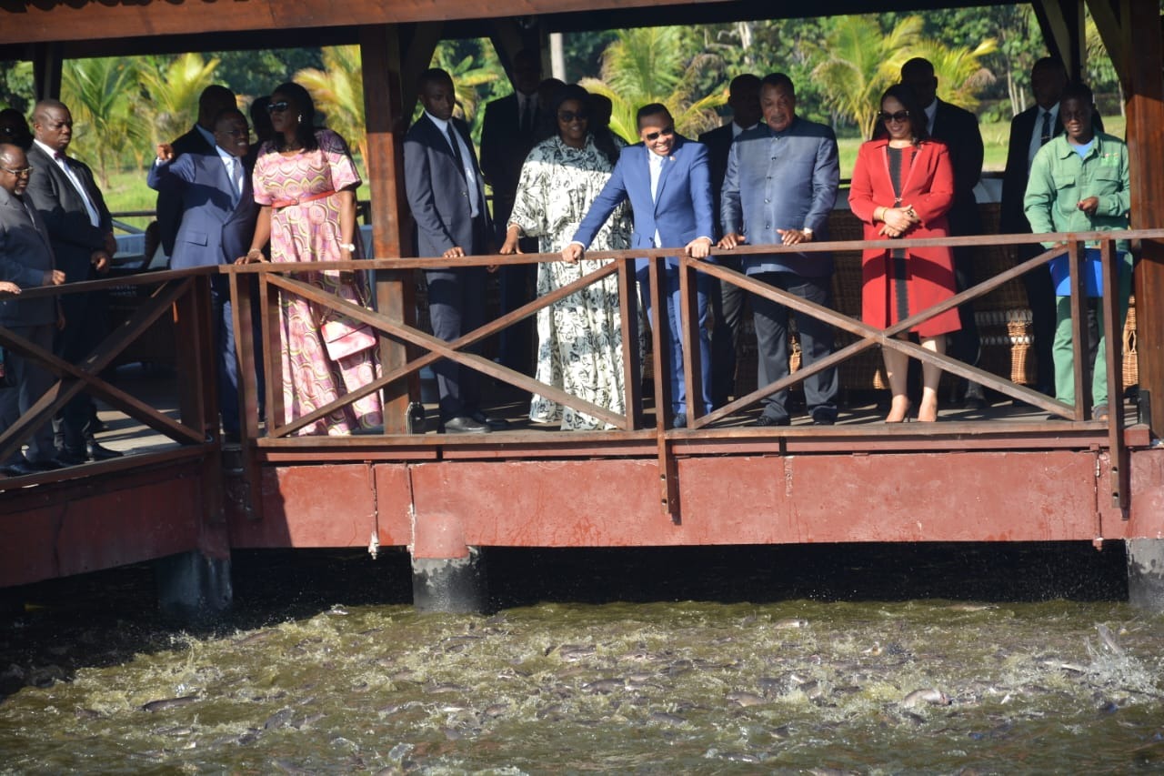 Congo-Madagascar : le président Mikael Randrianirina découvre les activités agro-pastorales du président Denis Sassou-N’Guesso.