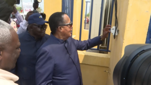 Visite de travail du Président Denis Sassou-N’Guesso à Allembé dans le département de Nkéni-Alima.